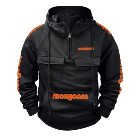 Mongoose Exclusive Logo Tactical Quarter Zip Hoodie BLBC210A082