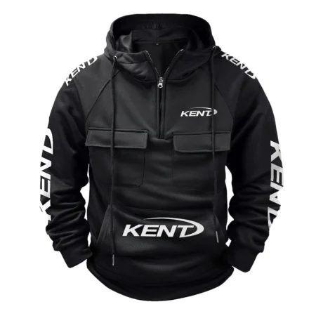 Kent Exclusive Logo Tactical Quarter Zip Hoodie BLBC210A122