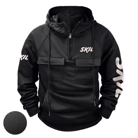 Skil Exclusive Logo Tactical Quarter Zip Hoodie BLC110A202