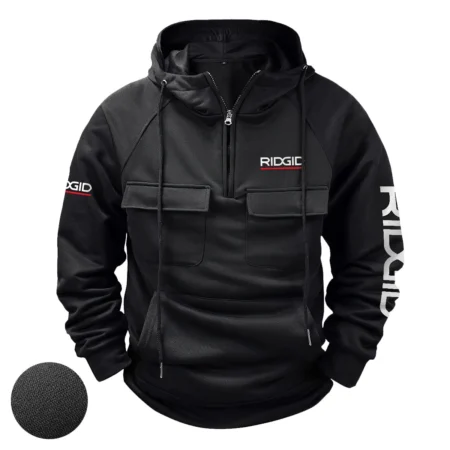 RIDGID Exclusive Logo Tactical Quarter Zip Hoodie BLC110A272