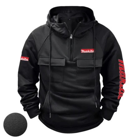 Makita Exclusive Logo Tactical Quarter Zip Hoodie BLC110A342