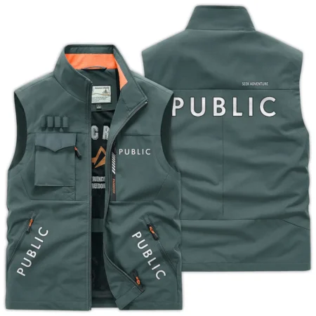 Public Bikes Exclusive Logo Outdoor Vest BLBC210A103