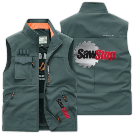 SawStop Exclusive Logo Outdoor Vest BLC110A053