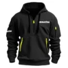 Special Release Komatsu Construction  Hoodie Half Zipper QTCO191124A2KOM - Gray