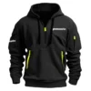 Special Release Greenworks Gardening Hoodie Half Zipper QTGR101124A02GR - Gray