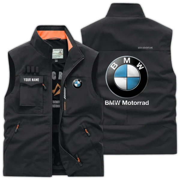 BMW Motorrad Exclusive Logo Outdoor Vest Motorcycles QTMTS261224A01BMW - Black