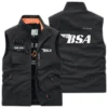 BSA Motorcycles Exclusive Logo Outdoor Vest Motorcycles QTMTS261224A01BSA - Bean Green