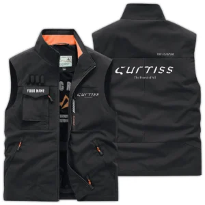 Curtiss Motorcycles Exclusive Logo Outdoor Vest Motorcycles QTMTS261224A01CUR - Black