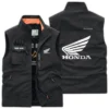 Honda Motorcycles Exclusive Logo Outdoor Vest Motorcycles QTMTS261224A01HON - DarkBlue