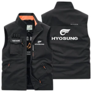 Hyosung Motorcyles Exclusive Logo Outdoor Vest Motorcycles QTMTS261224A01HYO - Black