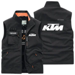 KTM Exclusive Logo Outdoor Vest Motorcycles QTMTS261224A01KTM - Black