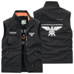 Moto Morini Exclusive Logo Outdoor Vest Motorcycles QTMTS261224A01MMO - Black