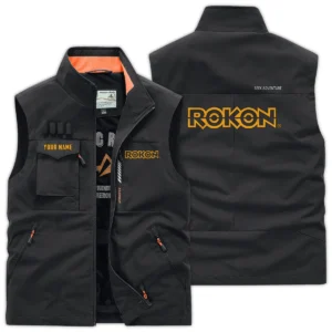 Rokon Exclusive Logo Outdoor Vest Motorcycles QTMTS261224A01ROK - Black