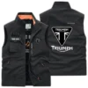 Triumph Motorcycles Exclusive Logo Outdoor Vest Motorcycles QTMTS261224A01TRI - Bean Green