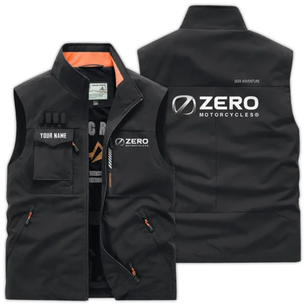 Zero Motorcycles Exclusive Logo Outdoor Vest Motorcycles QTMTS261224A01ZER - Black