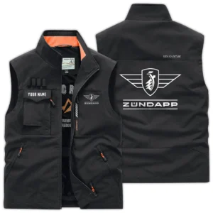 Zundapp Exclusive Logo Outdoor Vest Motorcycles QTMTS261224A01ZUN - Black