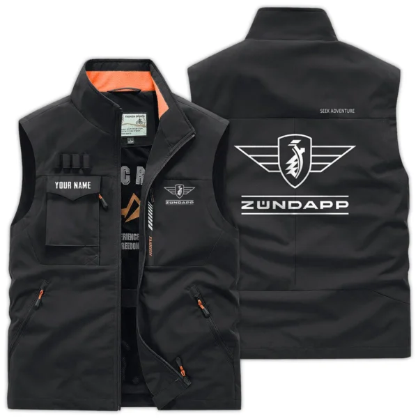 Zundapp Exclusive Logo Outdoor Vest Motorcycles QTMTS261224A01ZUN - Black