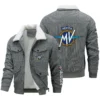 MV Agusta Exclusive LogoThickened Corduroy Jacket Motorcycles QTMT191224A5MVA - Black