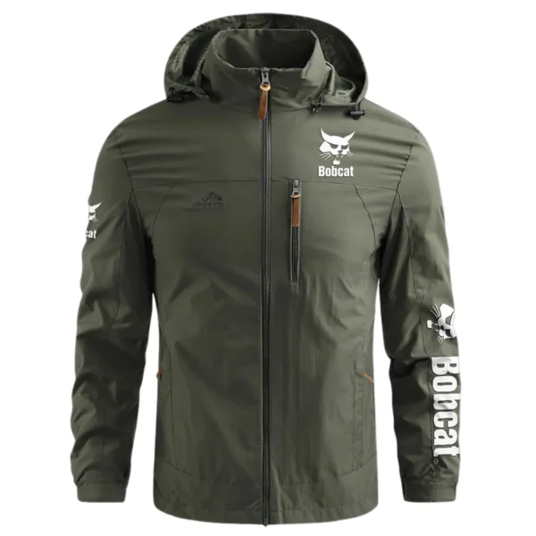 Special Release Bobcat Construction  Waterproof Outdoor Jacket QTCO191124A1BOB - ArmyGreen