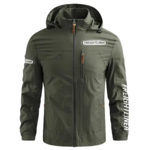 Special Release Freightliner Construction  Waterproof Outdoor Jacket QTCO191124A1FRE - ArmyGreen