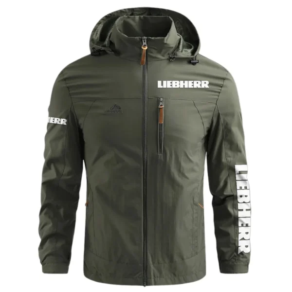 Special Release Liebherr Construction  Waterproof Outdoor Jacket QTCO191124A1LIE - ArmyGreen