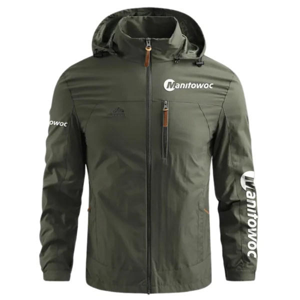 Special Release Manitowoc Construction  Waterproof Outdoor Jacket QTCO191124A1MA - ArmyGreen