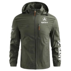 Special Release SANY Construction  Waterproof Outdoor Jacket QTCO191124A1SN - ArmyGreen