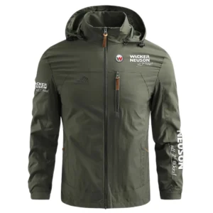 Special Release Wacker Neuson Construction  Waterproof Outdoor Jacket QTCO191124A1WN - ArmyGreen