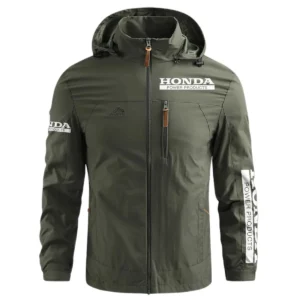 Special Release Honda Power Equipment Gardening Waterproof Outdoor Jacket QTGR101124A01HPE - ArmyGreen