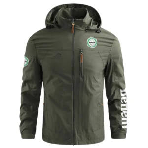 Benelli Motorcycles Exclusive Logo Waterproof Outdoor Jacket Motorcycles QTMT191224A2BEN - Army Green