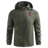 Gilera Motorcycles Exclusive Logo Waterproof Outdoor Jacket Motorcycles QTMT191224A2GIL - Khaki