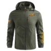 Kawasaki Exclusive Logo Waterproof Outdoor Jacket Motorcycles QTMT191224A2KAW - Black