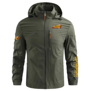 Indian Motorcycles Exclusive Logo Waterproof Outdoor Jacket Motorcycles QTMT191224A2IND - Army Green