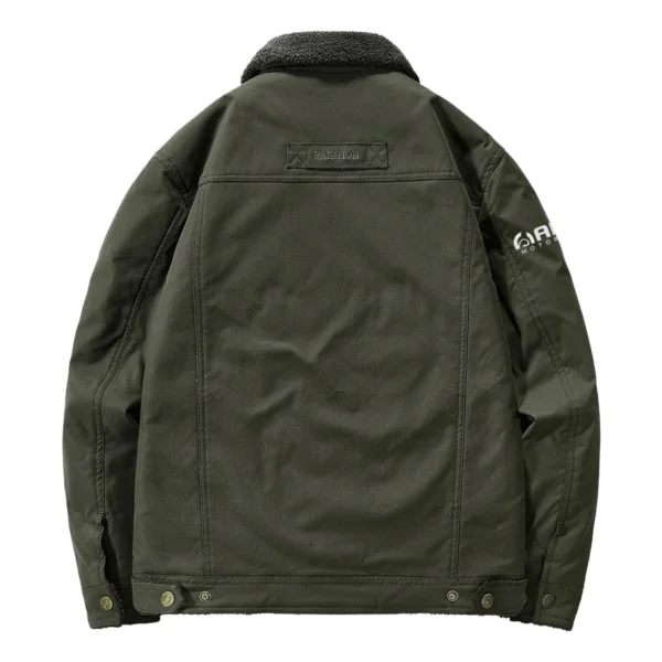 Arch Motorcycles Exclusive Logo Velvet Coat Motorcycles QTMT191224A4ARC - Army Green