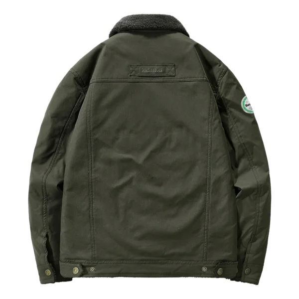 Benelli Motorcycles Exclusive Logo Velvet Coat Motorcycles QTMT191224A4BEN - Army Green