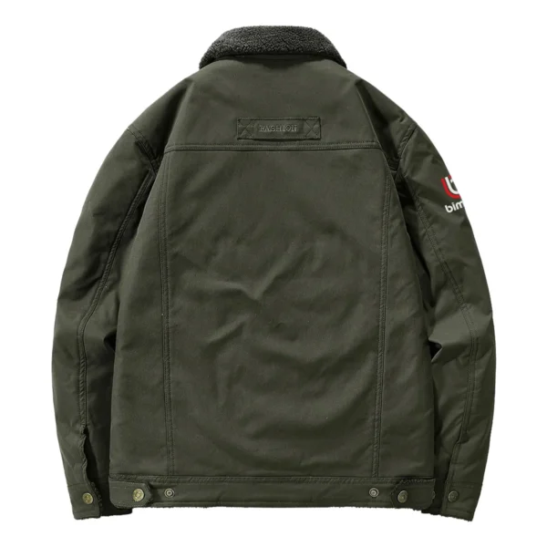 Bimota Motorcycles Exclusive Logo Velvet Coat Motorcycles QTMT191224A4BIM - Army Green