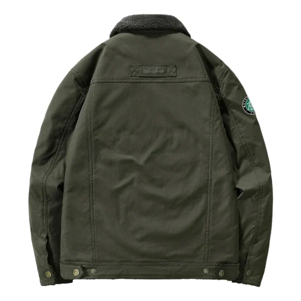 Ural Motorcycles Exclusive Logo Velvet Coat Motorcycles QTMT191224A4URA - Army Green