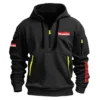 Makita Carpenter Exclusive Logo Fashion Hoodie Half Zipper BLC110A34HHZ - Gray