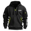 JCB Farmer Exclusive Logo Fashion Hoodie Half Zipper BLF8424A8HHZ - Gray