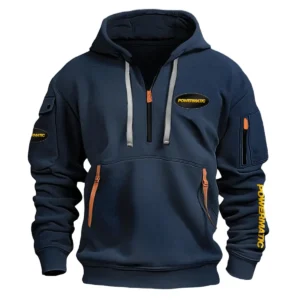 Powermatic Carpenter Exclusive Logo Fashion Hoodie Half Zipper BLC110A4HHZ - Navy