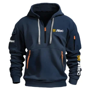 Altec Inc. Construction			 Exclusive Logo Fashion Hoodie Half Zipper BLCW309A15HHZ - Navy