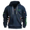 Fendt Farmer Exclusive Logo Fashion Hoodie Half Zipper BLF8424A13HHZ - Khaki