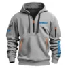 Kobelco Construction			 Exclusive Logo Fashion Hoodie Half Zipper BLCW309A9HHZ - Black