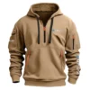 Delta Power Equipment Carpenter Exclusive Logo Fashion Hoodie Half Zipper BLC110A7HHZ - Gray