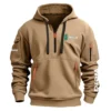 Wera Carpenter Exclusive Logo Fashion Hoodie Half Zipper BLC110A24HHZ - Gray