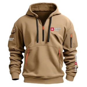 Porter-Cable Carpenter Exclusive Logo Fashion Hoodie Half Zipper BLC110A30HHZ - Khaki