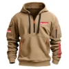 Makita Carpenter Exclusive Logo Fashion Hoodie Half Zipper BLC110A34HHZ - Gray