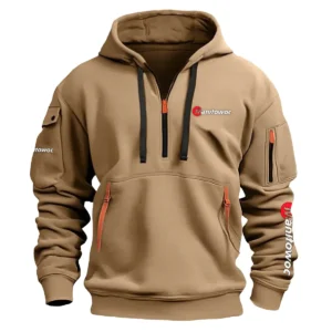 Manitowoc Construction			 Exclusive Logo Fashion Hoodie Half Zipper BLCW309A2HHZ - Khaki