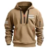 Atlas Copco Construction			 Exclusive Logo Fashion Hoodie Half Zipper BLCW309A6HHZ - Gray