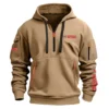 Wacker Neuson Construction			 Exclusive Logo Fashion Hoodie Half Zipper BLCW309A7HHZ - Gray